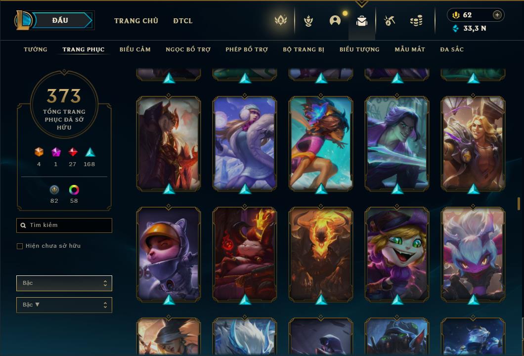 Acc Liên Minh Huyền Thoại/Đấu Trường Chân lý mã số 6413