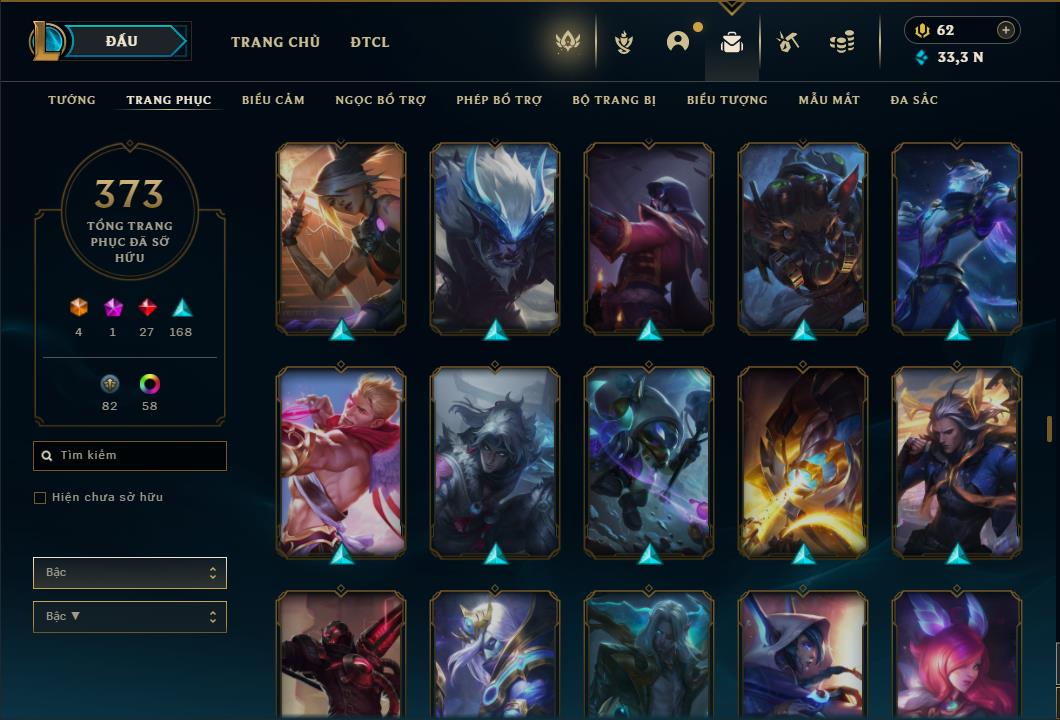 Acc Liên Minh Huyền Thoại/Đấu Trường Chân lý mã số 6413