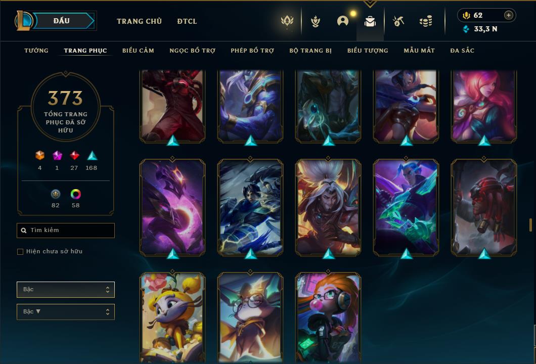 Acc Liên Minh Huyền Thoại/Đấu Trường Chân lý mã số 6413