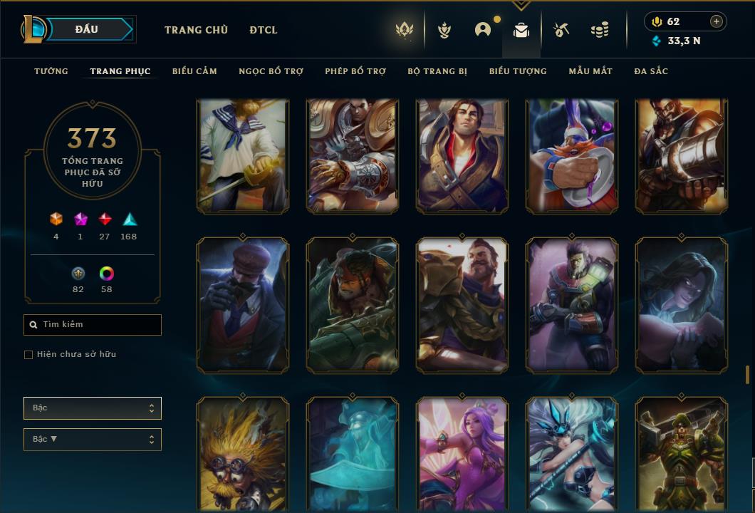 Acc Liên Minh Huyền Thoại/Đấu Trường Chân lý mã số 6413