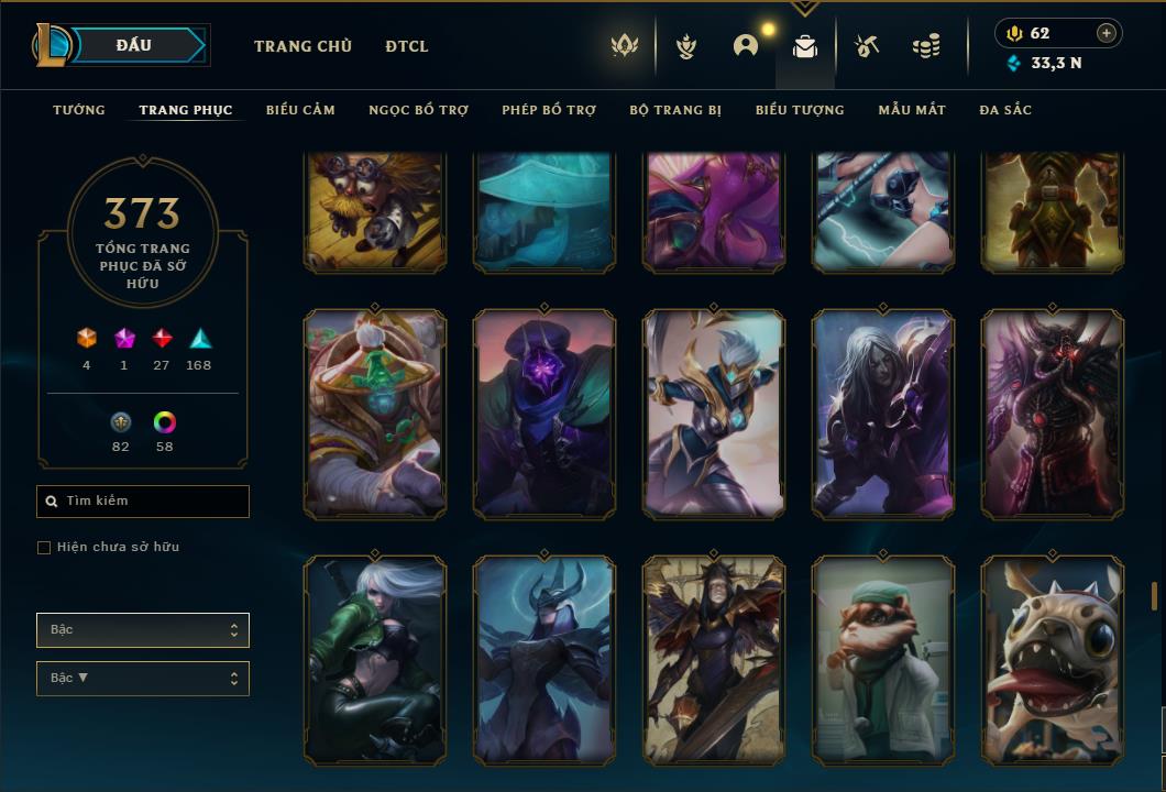 Acc Liên Minh Huyền Thoại/Đấu Trường Chân lý mã số 6413