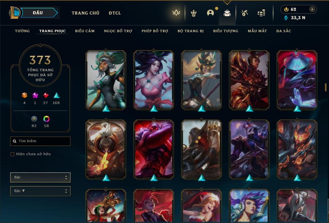 Acc Liên Minh Huyền Thoại/Đấu Trường Chân lý mã số 6413