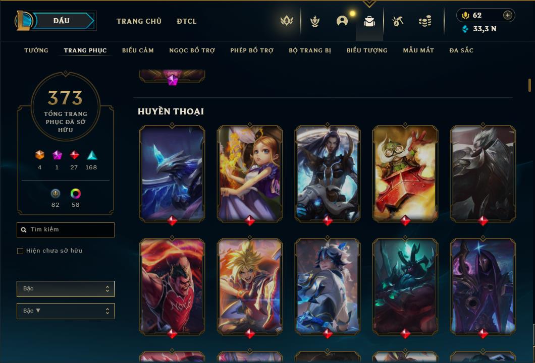 Acc Liên Minh Huyền Thoại/Đấu Trường Chân lý mã số 6413