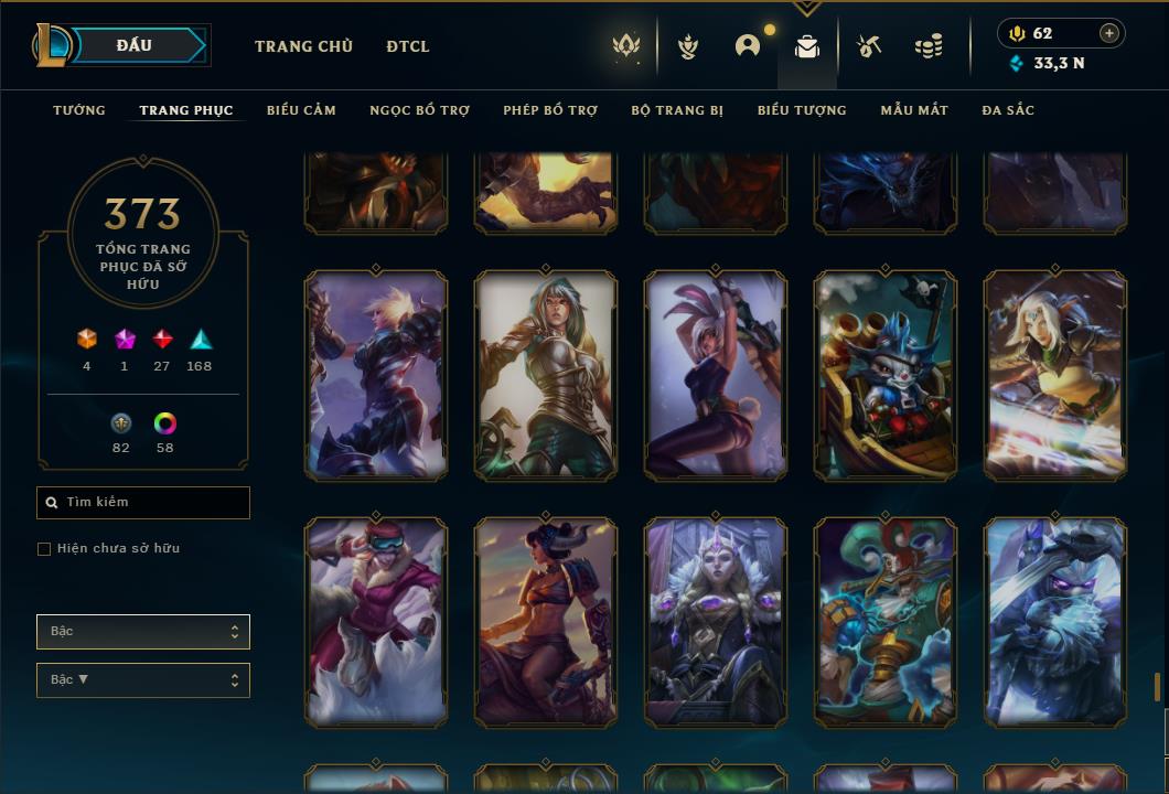 Acc Liên Minh Huyền Thoại/Đấu Trường Chân lý mã số 6413