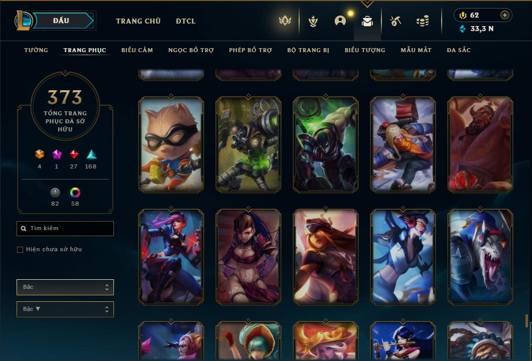 Acc Liên Minh Huyền Thoại/Đấu Trường Chân lý mã số 6413