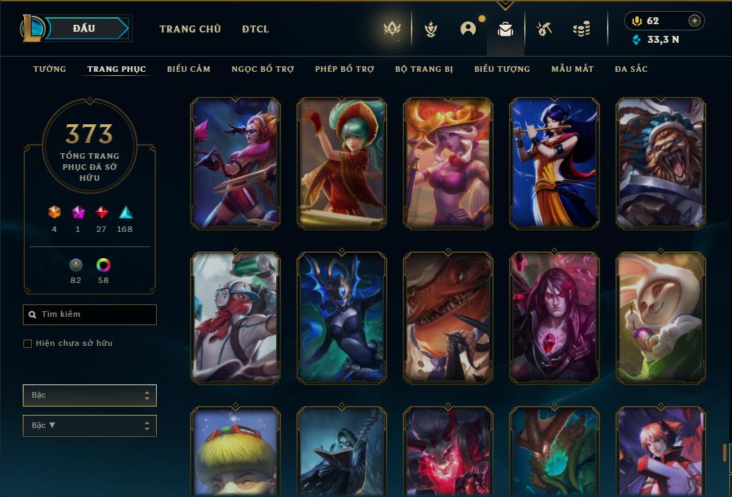 Acc Liên Minh Huyền Thoại/Đấu Trường Chân lý mã số 6413