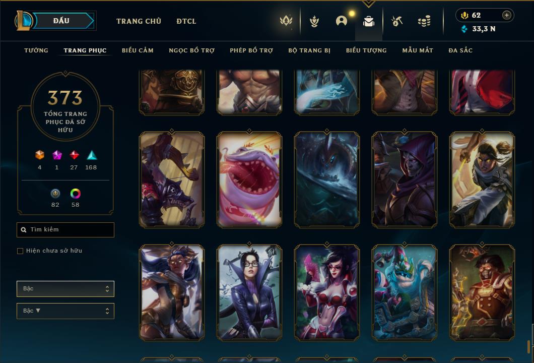 Acc Liên Minh Huyền Thoại/Đấu Trường Chân lý mã số 6413