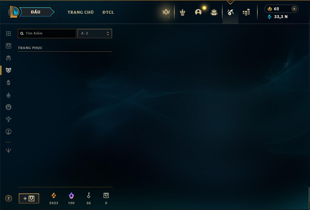 Acc Liên Minh Huyền Thoại/Đấu Trường Chân lý mã số 6413