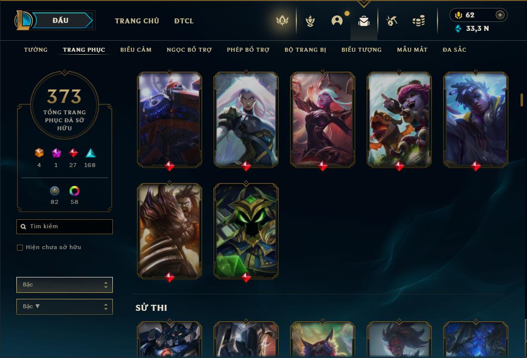 Acc Liên Minh Huyền Thoại/Đấu Trường Chân lý mã số 6413