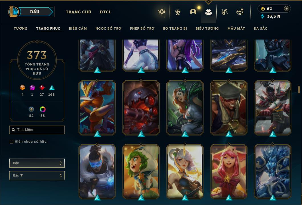 Acc Liên Minh Huyền Thoại/Đấu Trường Chân lý mã số 6413