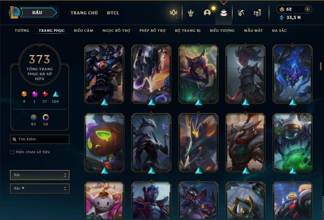 Acc Liên Minh Huyền Thoại/Đấu Trường Chân lý mã số 6413