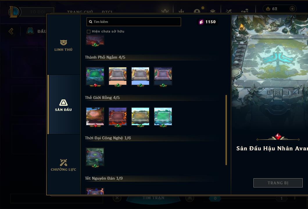 Acc Liên Minh Huyền Thoại/Đấu Trường Chân lý mã số 6413