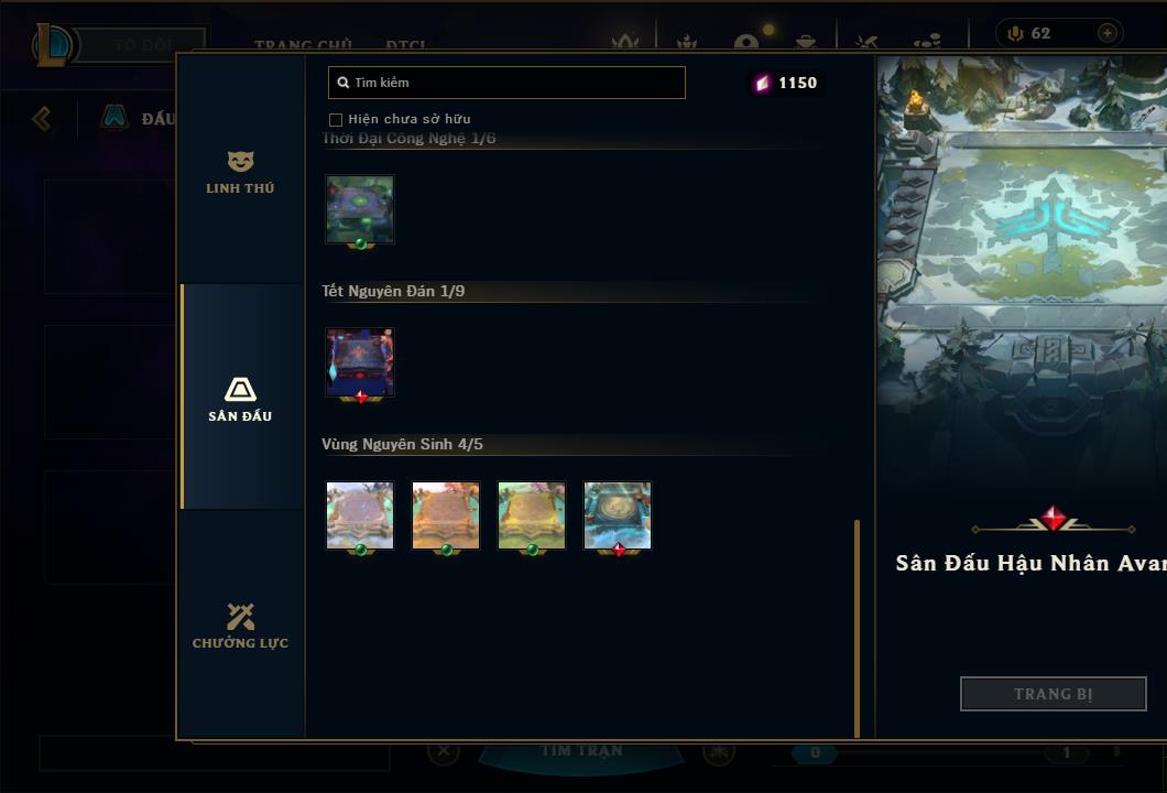 Acc Liên Minh Huyền Thoại/Đấu Trường Chân lý mã số 6413