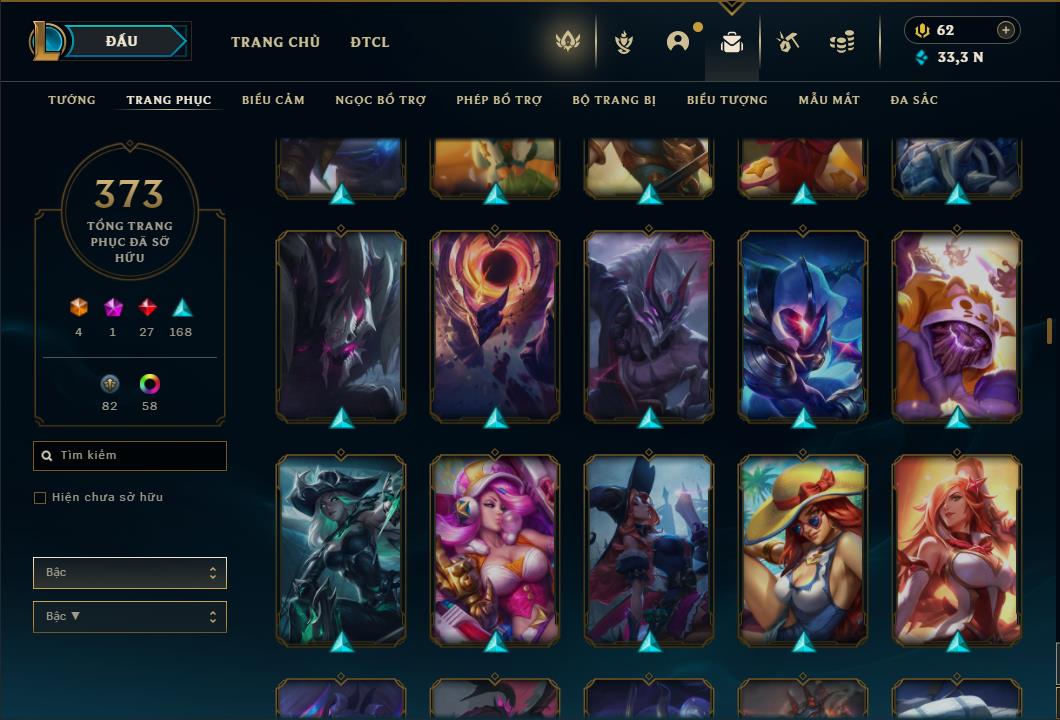 Acc Liên Minh Huyền Thoại/Đấu Trường Chân lý mã số 6413