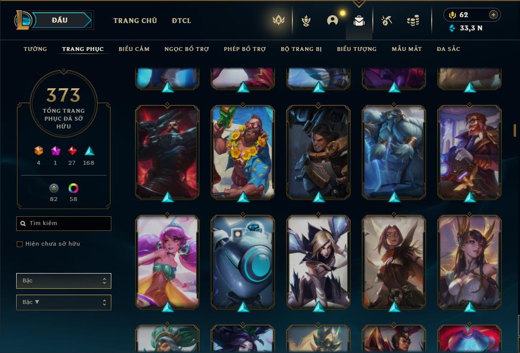 Acc Liên Minh Huyền Thoại/Đấu Trường Chân lý mã số 6413