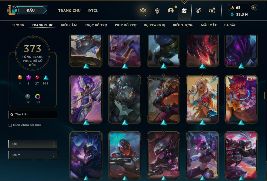 Acc Liên Minh Huyền Thoại/Đấu Trường Chân lý mã số 6413