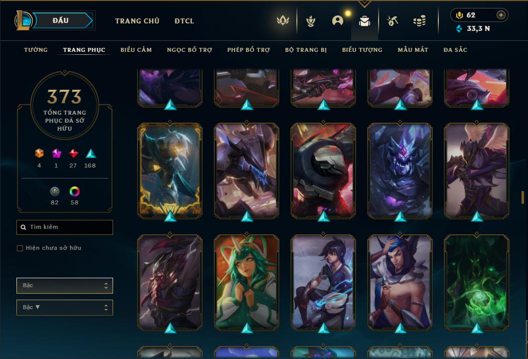 Acc Liên Minh Huyền Thoại/Đấu Trường Chân lý mã số 6413