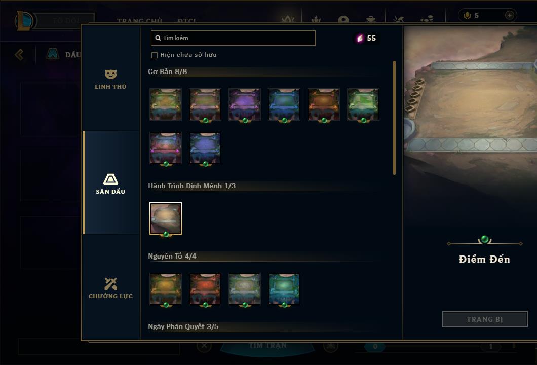 Acc Liên Minh Huyền Thoại/Đấu Trường Chân lý mã số 6415