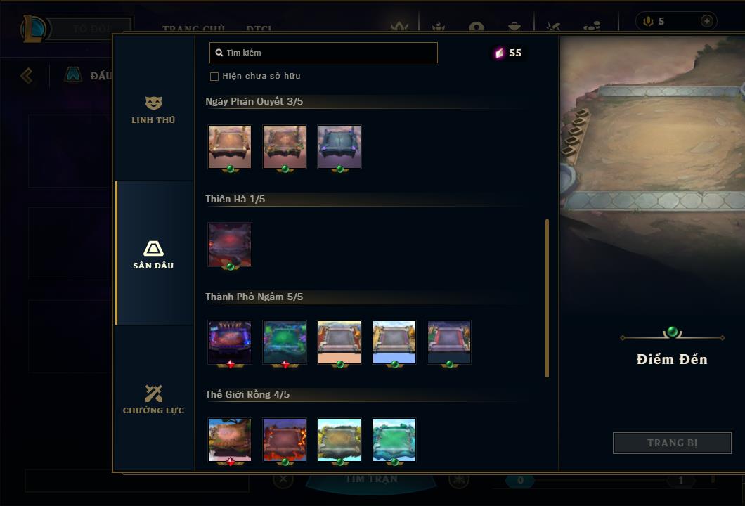 Acc Liên Minh Huyền Thoại/Đấu Trường Chân lý mã số 6415