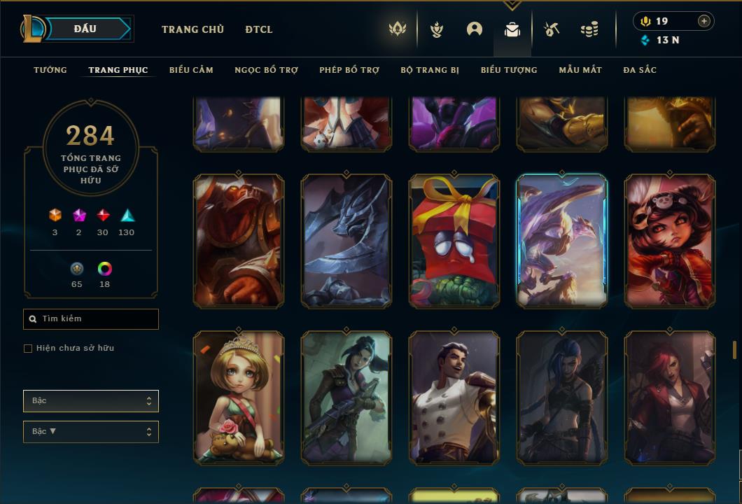 Acc Liên Minh Huyền Thoại/Đấu Trường Chân lý mã số 6420