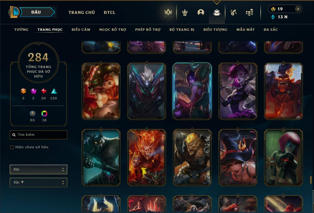 Acc Liên Minh Huyền Thoại/Đấu Trường Chân lý mã số 6420