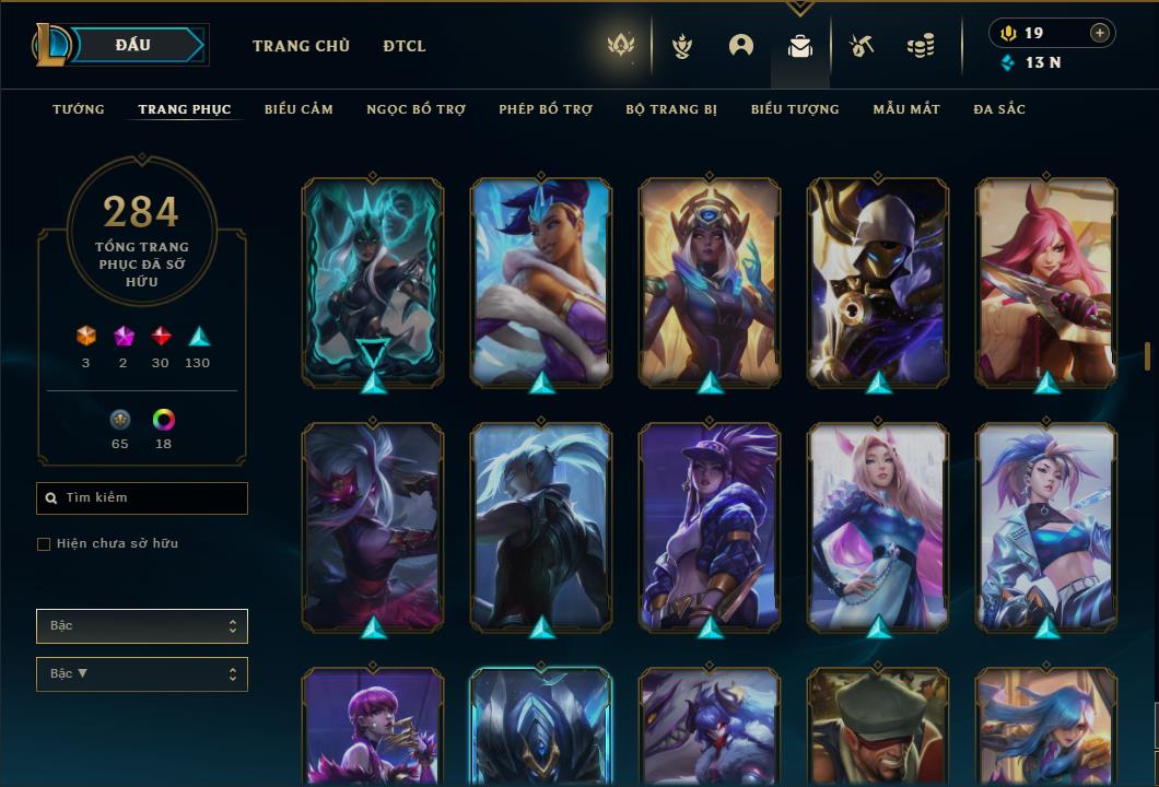 Acc Liên Minh Huyền Thoại/Đấu Trường Chân lý mã số 6420