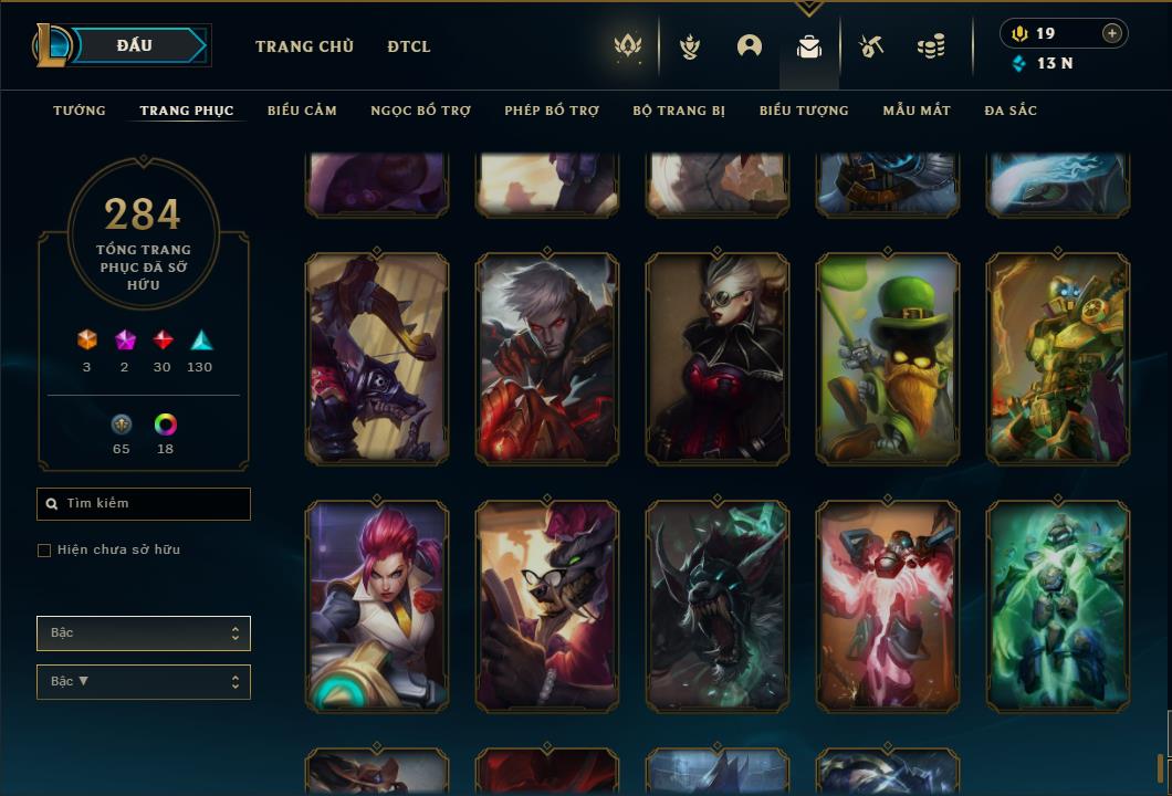 Acc Liên Minh Huyền Thoại/Đấu Trường Chân lý mã số 6420