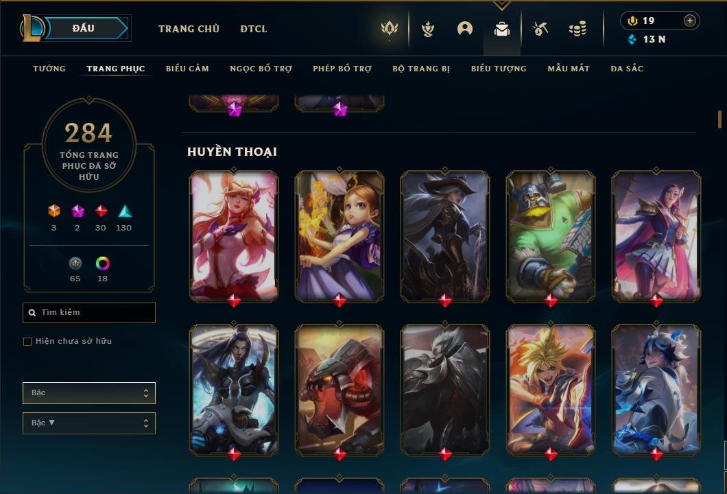 Acc Liên Minh Huyền Thoại/Đấu Trường Chân lý mã số 6420