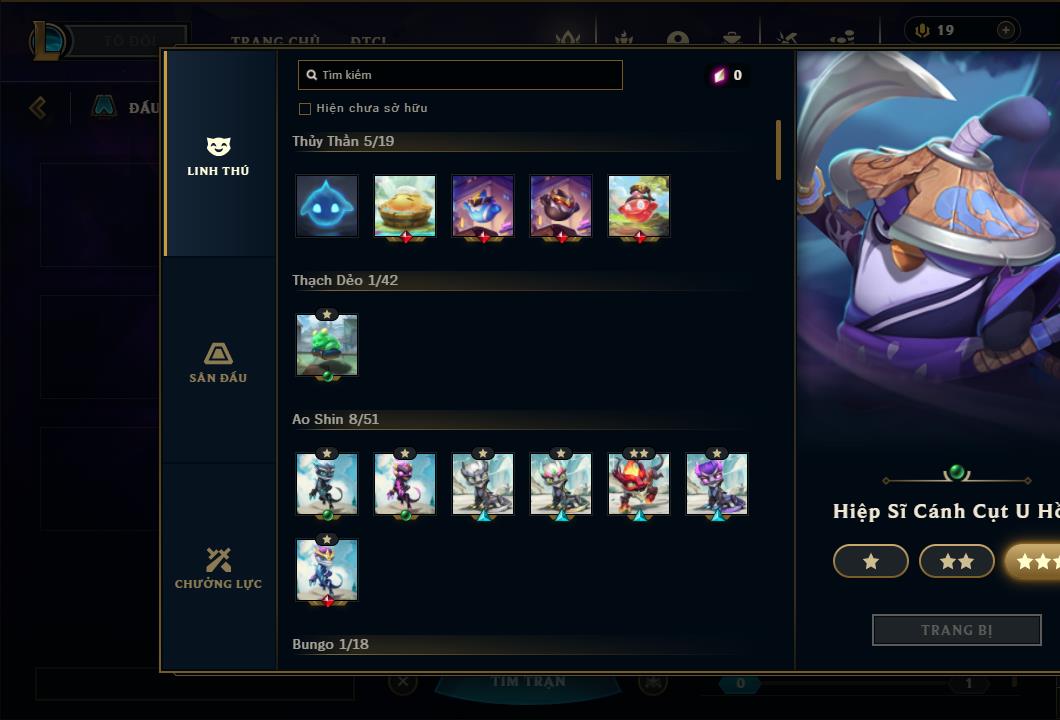 Acc Liên Minh Huyền Thoại/Đấu Trường Chân lý mã số 6420