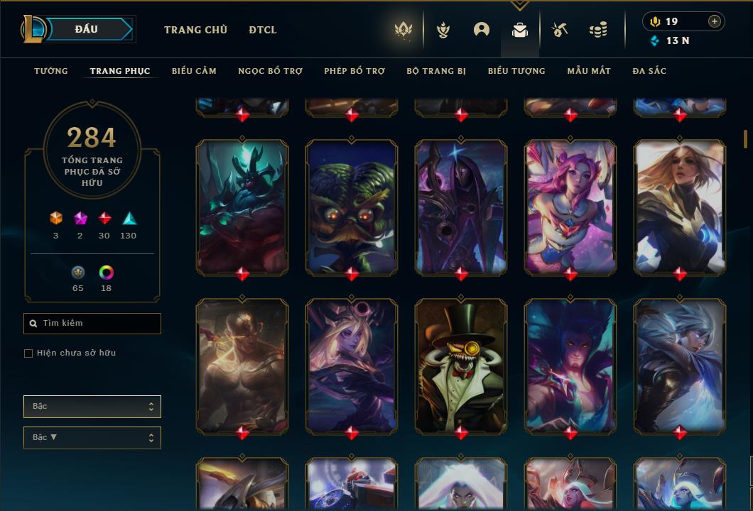 Acc Liên Minh Huyền Thoại/Đấu Trường Chân lý mã số 6420