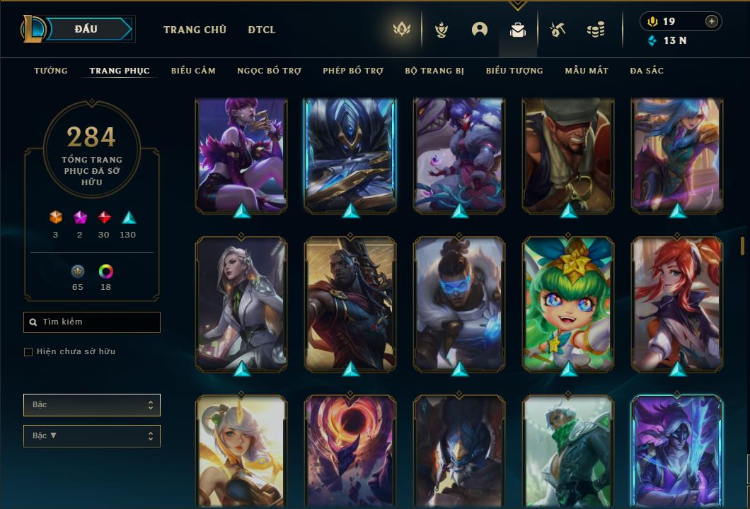 Acc Liên Minh Huyền Thoại/Đấu Trường Chân lý mã số 6420