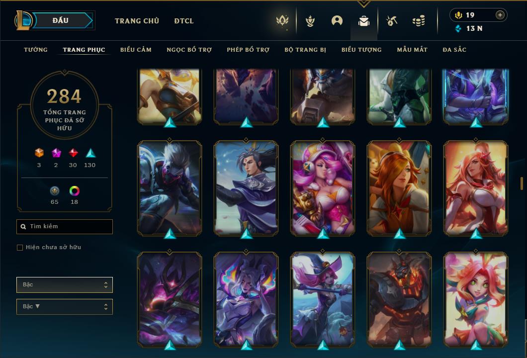 Acc Liên Minh Huyền Thoại/Đấu Trường Chân lý mã số 6420