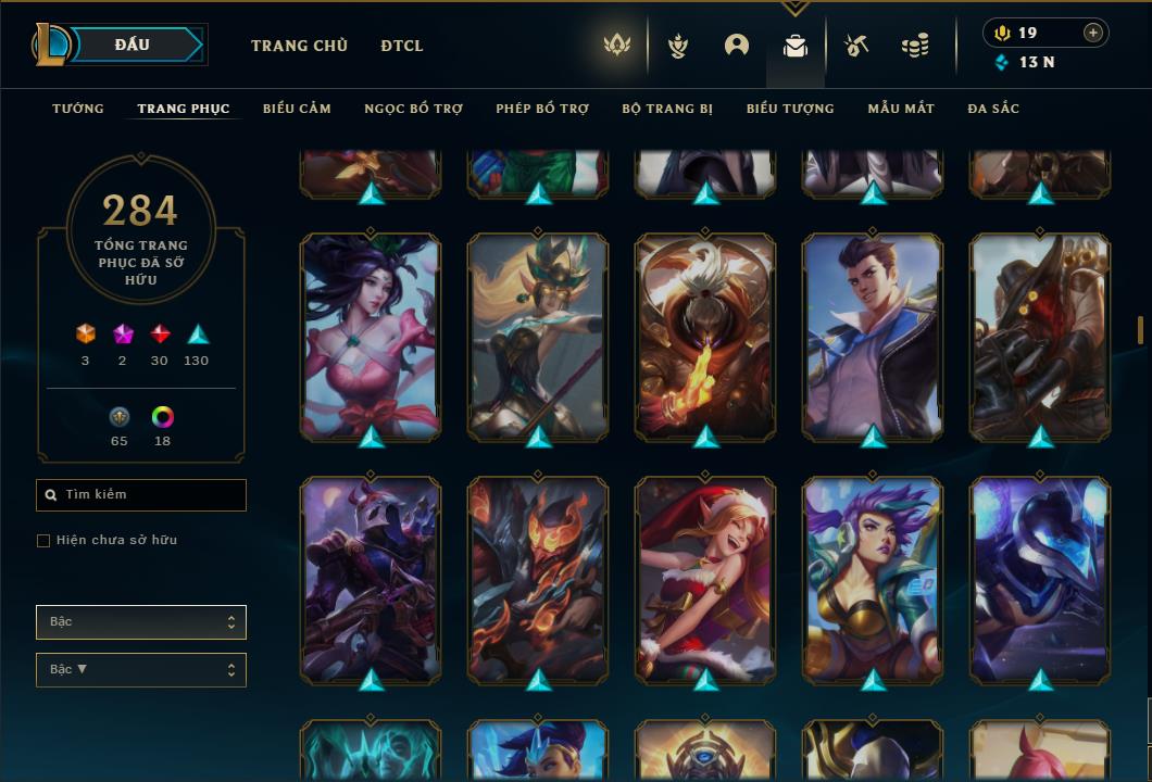 Acc Liên Minh Huyền Thoại/Đấu Trường Chân lý mã số 6420