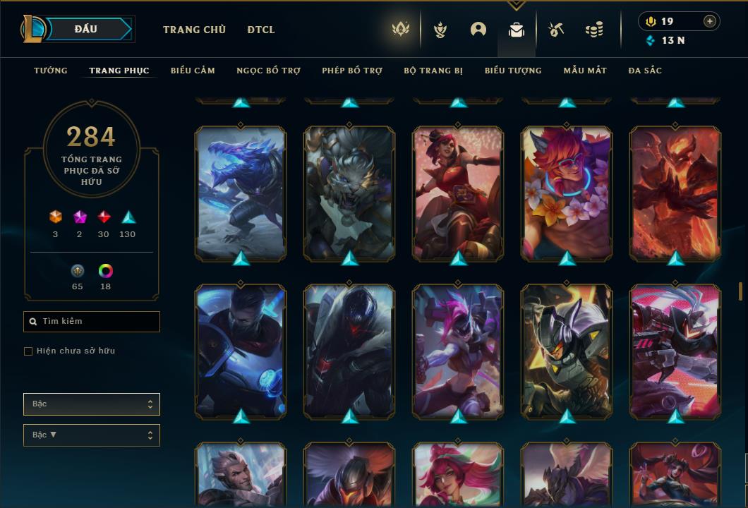 Acc Liên Minh Huyền Thoại/Đấu Trường Chân lý mã số 6420