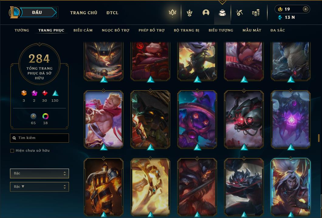 Acc Liên Minh Huyền Thoại/Đấu Trường Chân lý mã số 6420