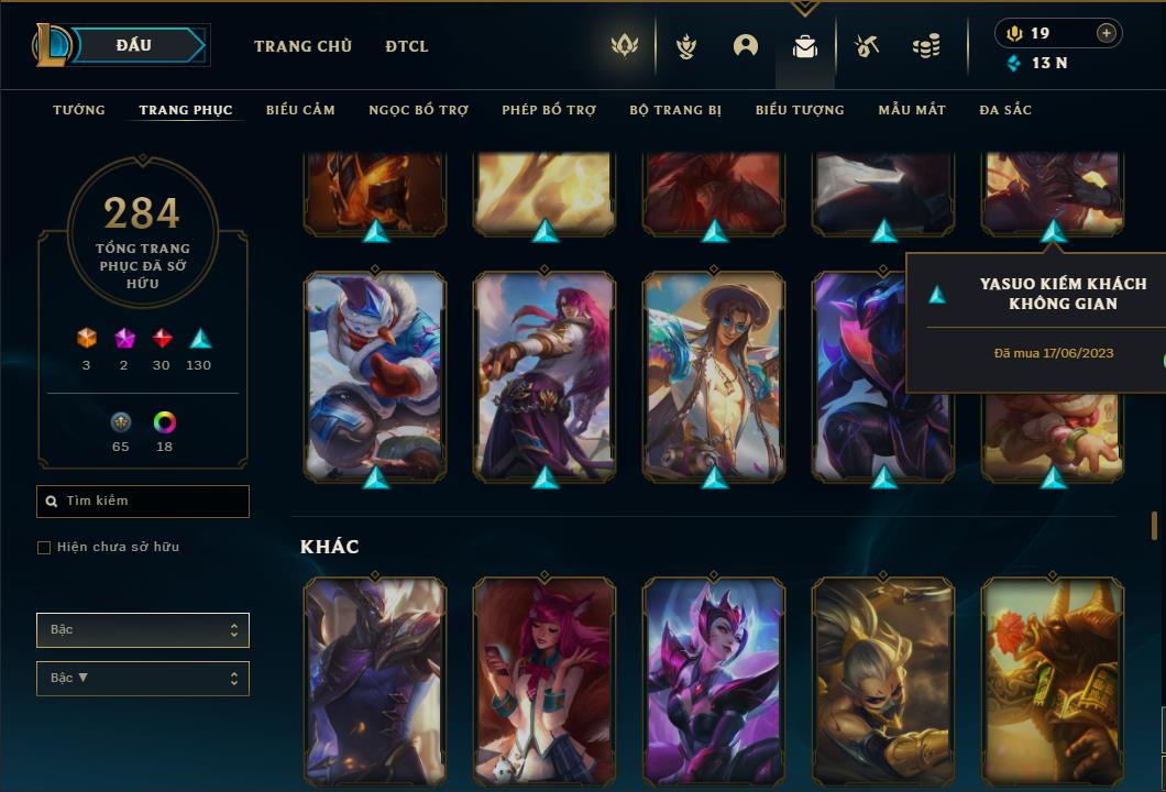 Acc Liên Minh Huyền Thoại/Đấu Trường Chân lý mã số 6420