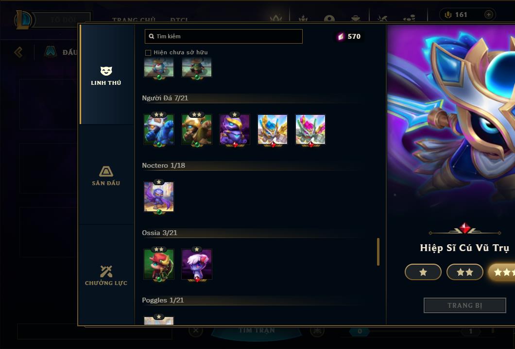 Acc Liên Minh Huyền Thoại/Đấu Trường Chân lý mã số 6422