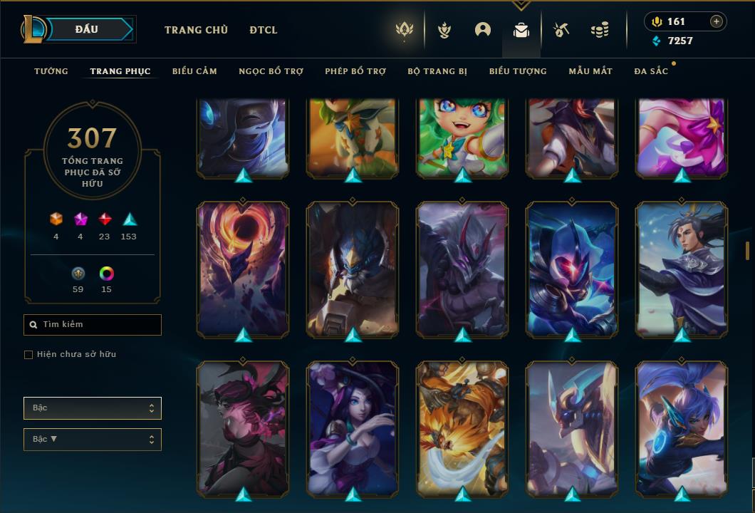 Acc Liên Minh Huyền Thoại/Đấu Trường Chân lý mã số 6422