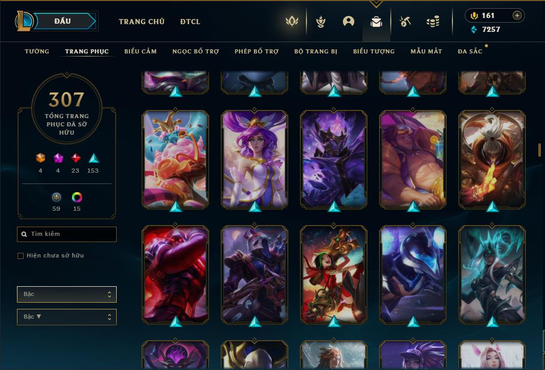 Acc Liên Minh Huyền Thoại/Đấu Trường Chân lý mã số 6422