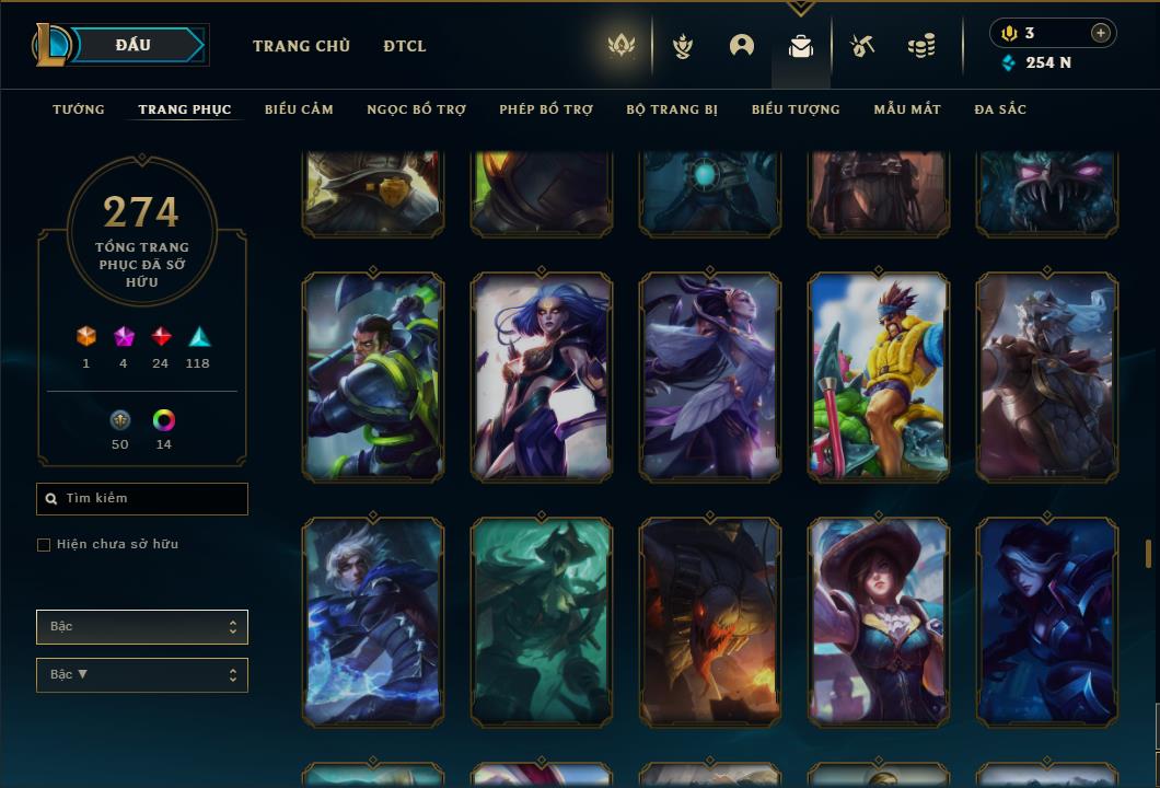 Acc Liên Minh Huyền Thoại/Đấu Trường Chân lý mã số 6424