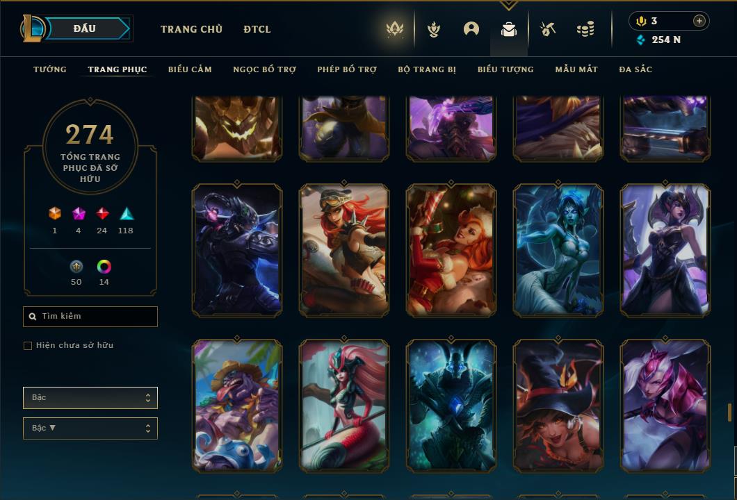 Acc Liên Minh Huyền Thoại/Đấu Trường Chân lý mã số 6424