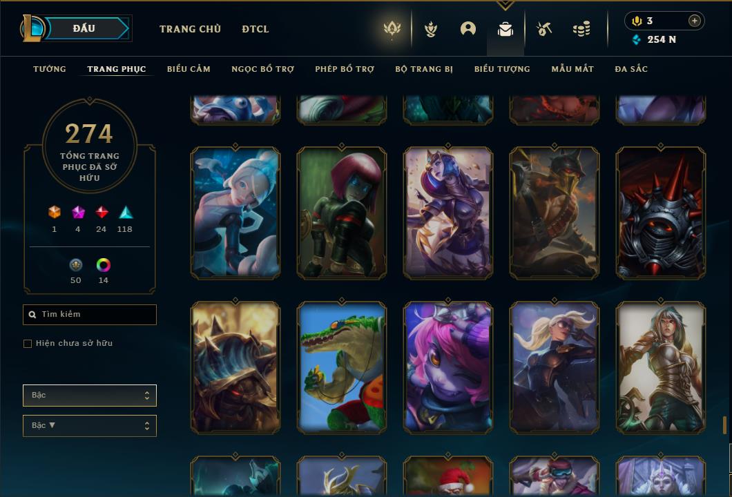 Acc Liên Minh Huyền Thoại/Đấu Trường Chân lý mã số 6424