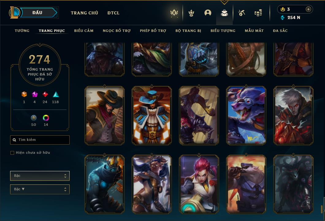 Acc Liên Minh Huyền Thoại/Đấu Trường Chân lý mã số 6424