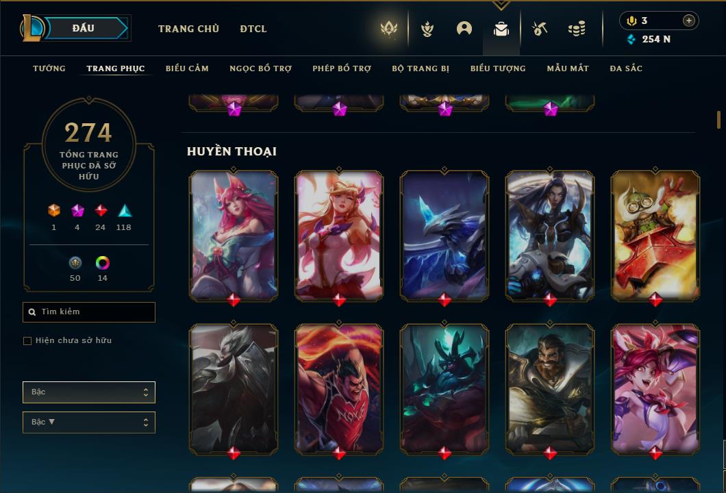 Acc Liên Minh Huyền Thoại/Đấu Trường Chân lý mã số 6424