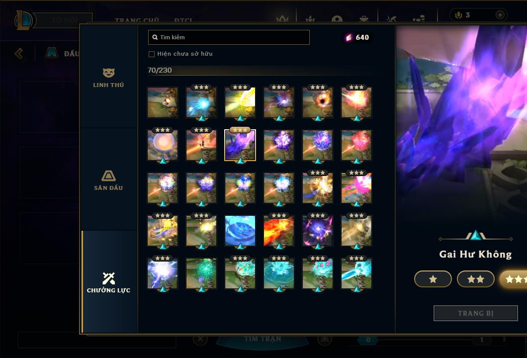 Acc Liên Minh Huyền Thoại/Đấu Trường Chân lý mã số 6424