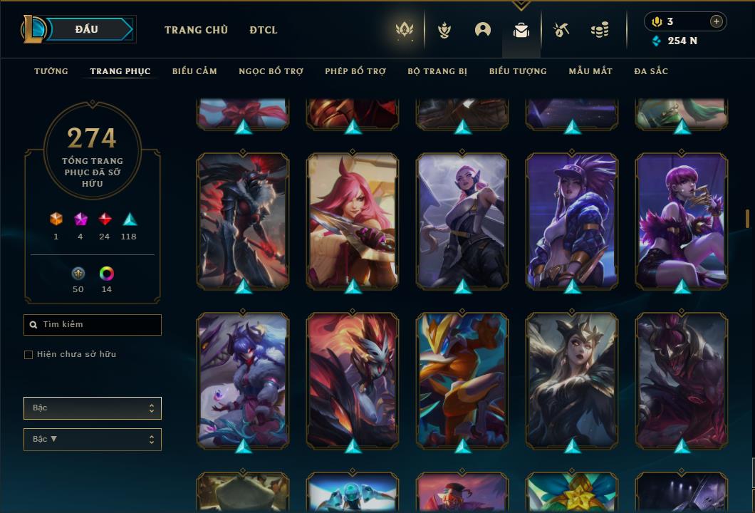 Acc Liên Minh Huyền Thoại/Đấu Trường Chân lý mã số 6424