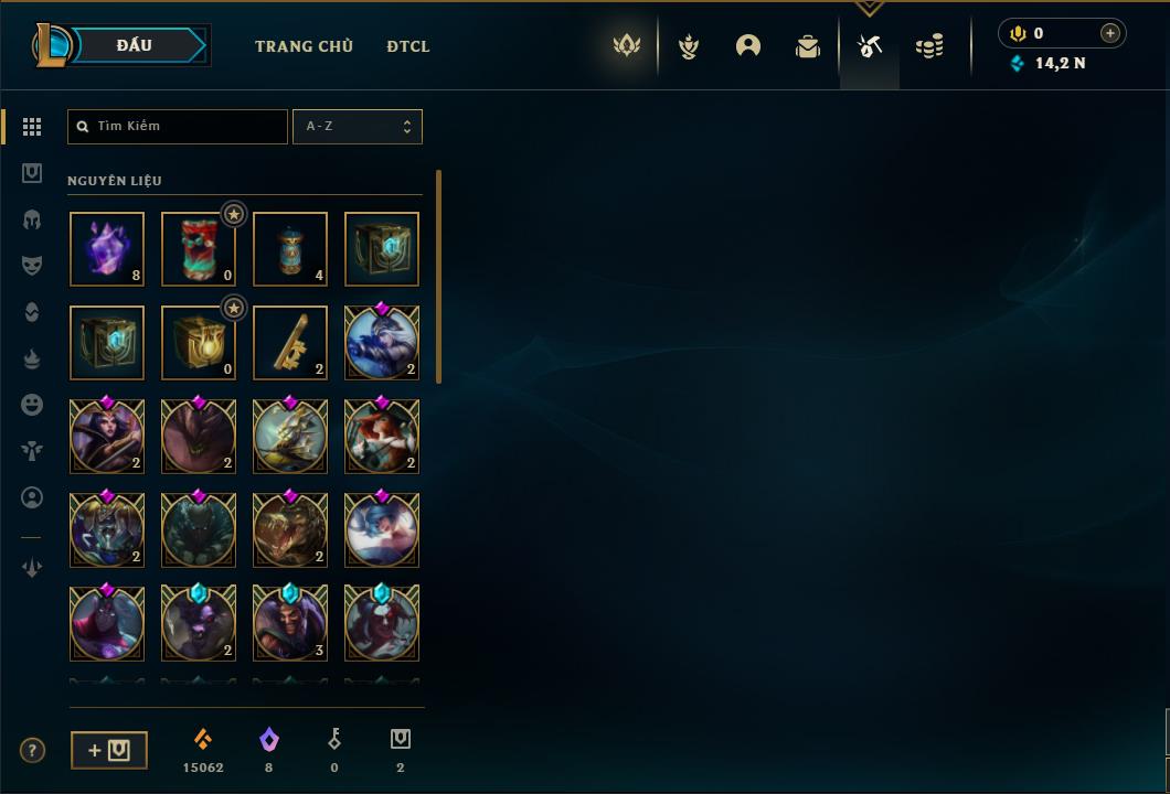 Acc Liên Minh Huyền Thoại/Đấu Trường Chân lý mã số 6431