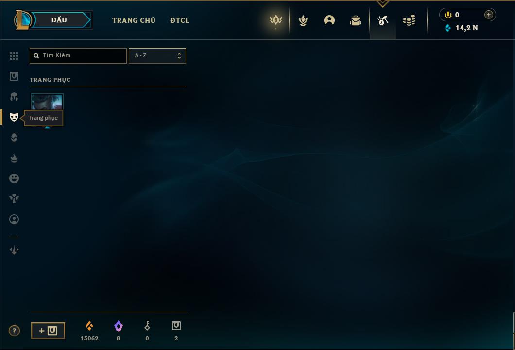 Acc Liên Minh Huyền Thoại/Đấu Trường Chân lý mã số 6431