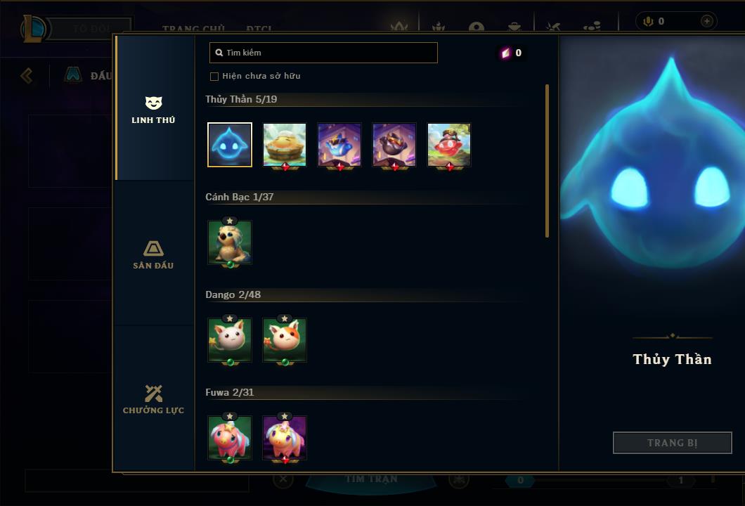 Acc Liên Minh Huyền Thoại/Đấu Trường Chân lý mã số 6431