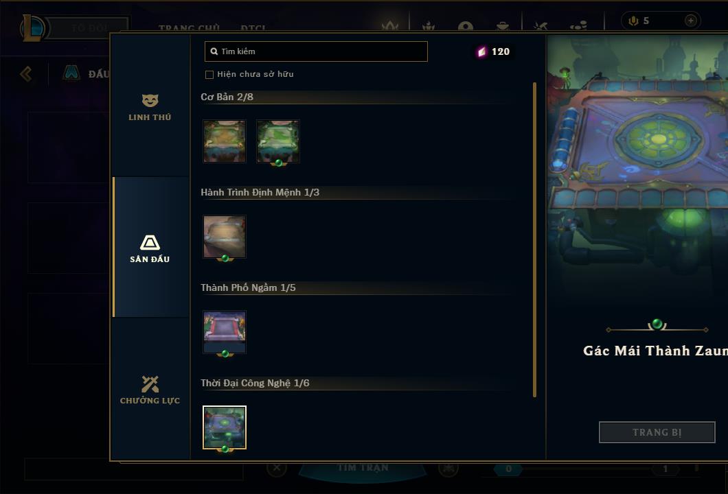 Acc Liên Minh Huyền Thoại/Đấu Trường Chân lý mã số 6459